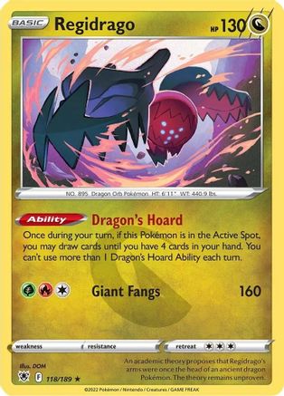 Image of Regidrago (118/189) [Sword & Shield: Astral Radiance]