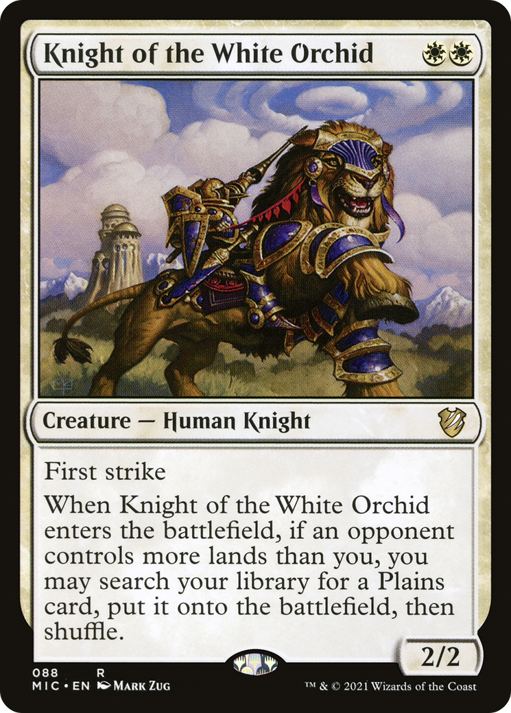 Image of Knight of the White Orchid [Innistrad: Midnight Hunt Commander]