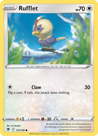 Image of Rufflet (131/189) [Sword & Shield: Astral Radiance]