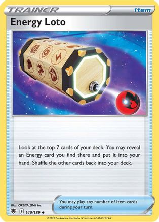 Image of Energy Loto (140/189) [Sword & Shield: Astral Radiance]