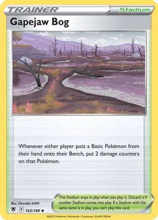 Image of Gapejaw Bog (142/189) [Sword & Shield: Astral Radiance]