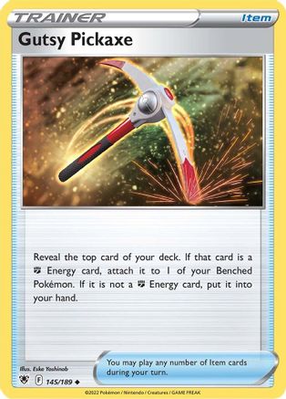 Image of Gutsy Pickaxe (145/189) [Sword & Shield: Astral Radiance]