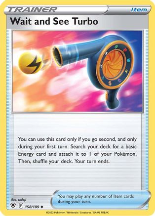Image of Wait and See Turbo (158/189) [Sword & Shield: Astral Radiance]