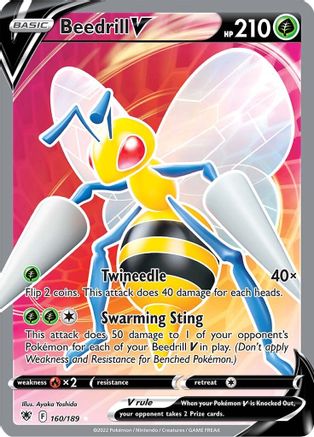 Image of Beedrill V (160/189) [Sword & Shield: Astral Radiance]