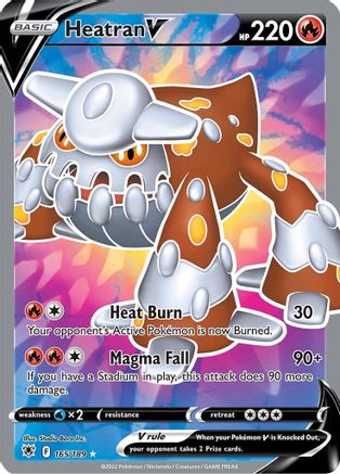 Image of Heatran V (165/189) [Sword & Shield: Astral Radiance]