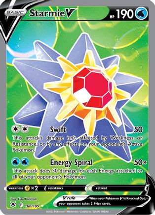 Image of Starmie V (166/189) [Sword & Shield: Astral Radiance]