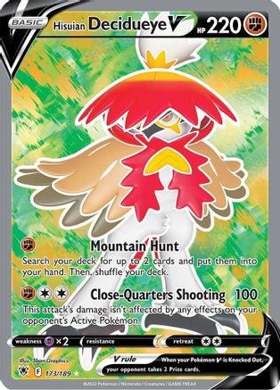 Image of Hisuian Decidueye V (173/189) [Sword & Shield: Astral Radiance]