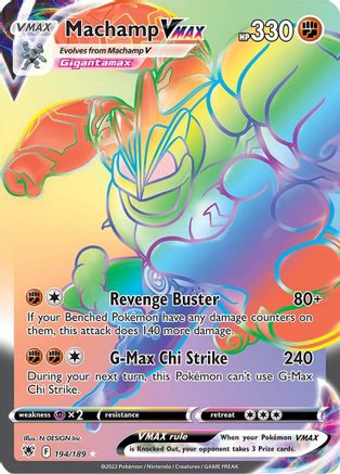 Image of Machamp VMAX (194/189) [Sword & Shield: Astral Radiance]