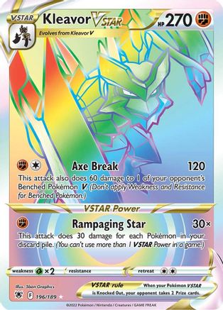 Image of Kleavor VSTAR (196/189) [Sword & Shield: Astral Radiance]