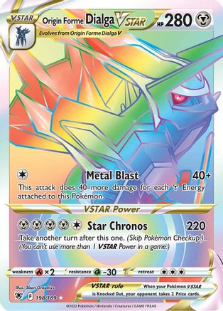 Image of Origin Forme Dialga VSTAR (198/189) [Sword & Shield: Astral Radiance]
