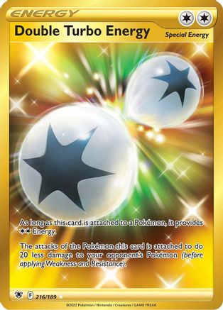 Image of Double Turbo Energy (216/189) [Sword & Shield: Astral Radiance]