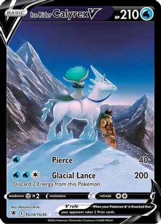 Image of Ice Rider Calyrex V (TG14/TG30) [Sword & Shield: Astral Radiance]