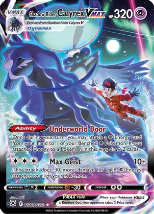 Image of Shadow Rider Calyrex VMAX (TG18/TG30) [Sword & Shield: Astral Radiance]