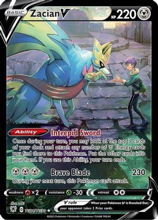 Image of Zacian V (TG21/TG30) [Sword & Shield: Astral Radiance]