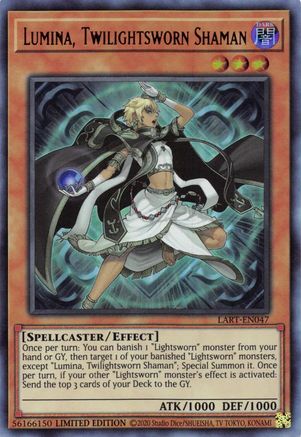 Image of Lumina, Twilightsworn Shaman [LART-EN047] Ultra Rare