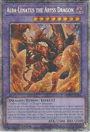 Image of Alba-Lenatus the Abyss Dragon [DIFO-EN035] Starlight Rare