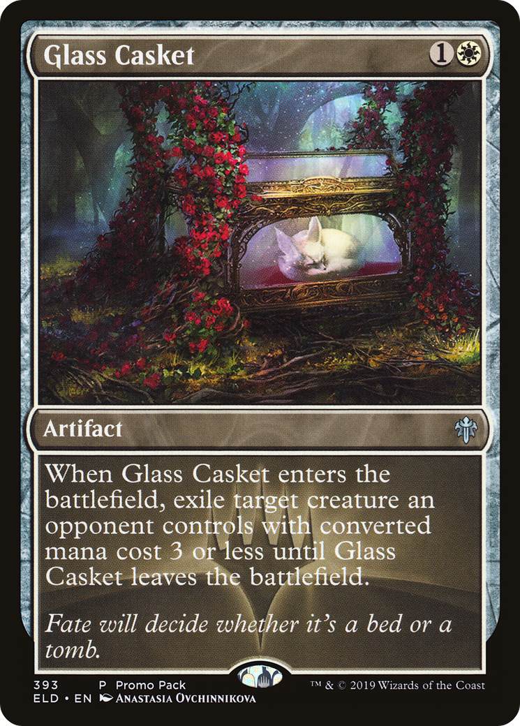Image of Glass Casket (Promo Pack) [Throne of Eldraine Promos]