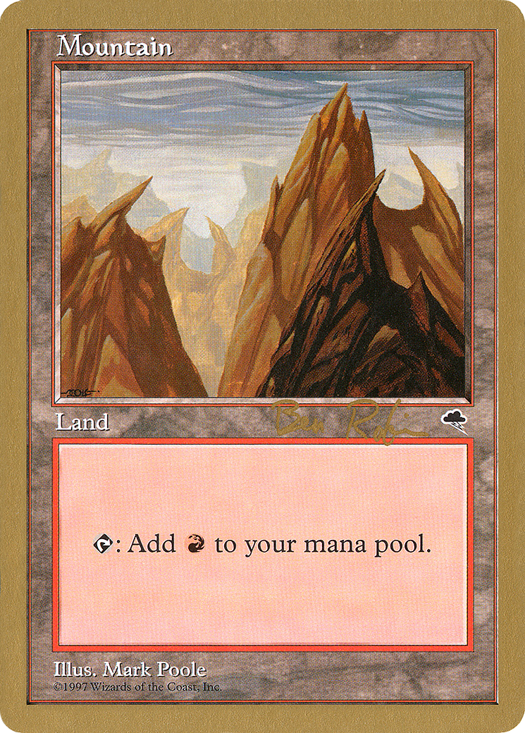 Image of Mountain (br343) (Ben Rubin) [World Championship Decks 1998]