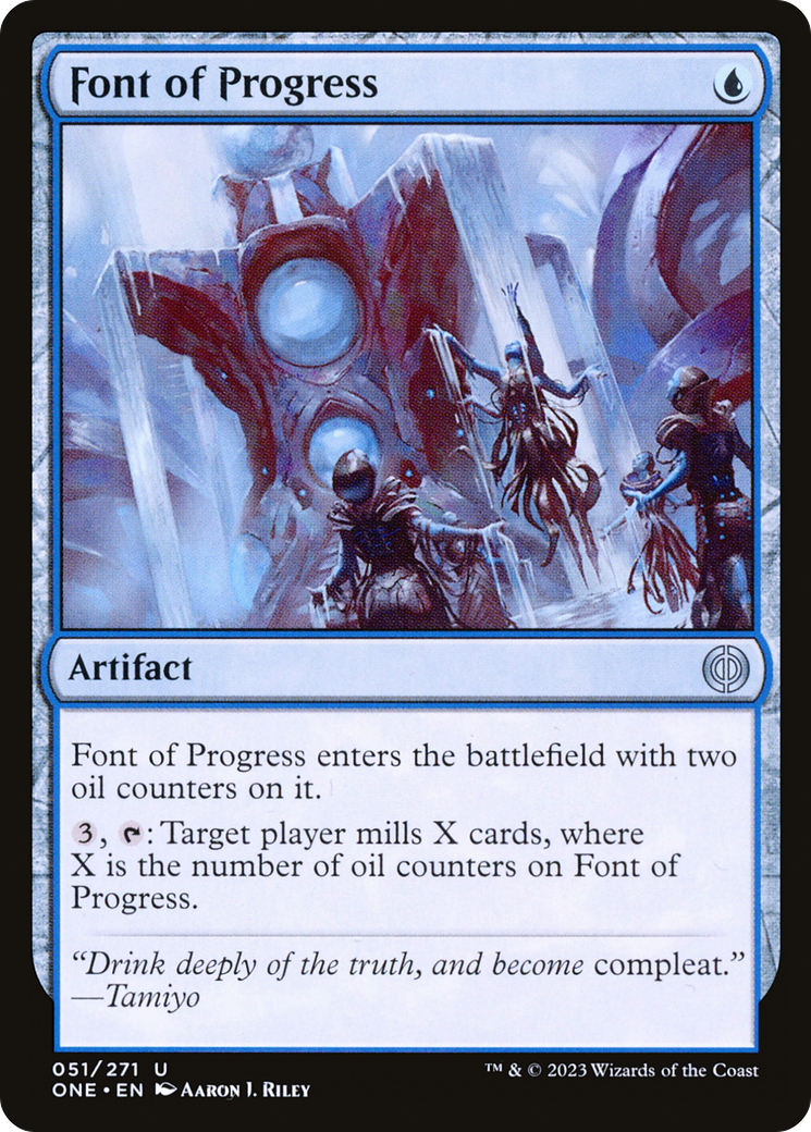 Image of Font of Progress [Phyrexia: All Will Be One]