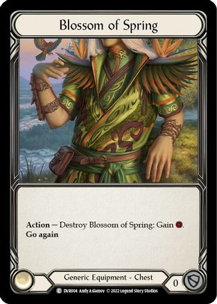 Image of Blossom of Spring [DVR004] (Classic Battles: Rhinar vs Dorinthea)  Rainbow Foil