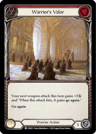 Image of Warriors Valor [DVR011] (Classic Battles: Rhinar vs Dorinthea)