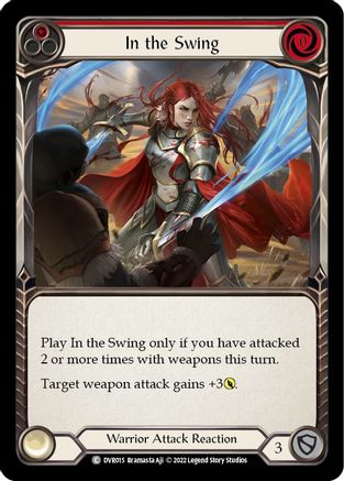 Image of In the Swing (Red) [DVR015] (Classic Battles: Rhinar vs Dorinthea)