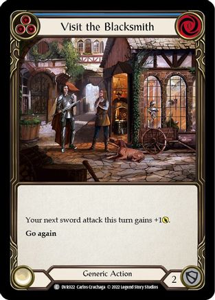 Image of Visit the Blacksmith [DVR022] (Classic Battles: Rhinar vs Dorinthea)