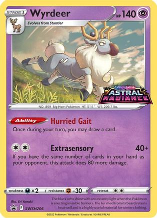 Image of Wyrdeer (SWSH206) [Sword & Shield: Black Star Promos]