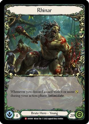 Image of Rhinar [RVD001] (Classic Battles: Rhinar vs Dorinthea)  Cold Foil