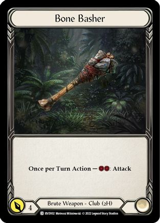 Image of Bone Basher [RVD002] (Classic Battles: Rhinar vs Dorinthea)  Cold Foil