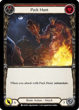 Image of Pack Hunt (Red) [RVD010] (Classic Battles: Rhinar vs Dorinthea)