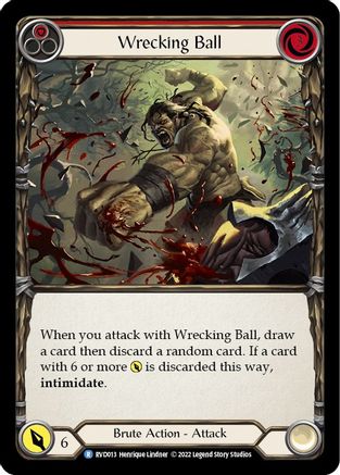 Image of Wrecking Ball [RVD013] (Classic Battles: Rhinar vs Dorinthea)
