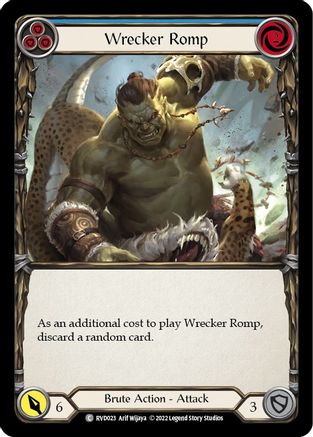 Image of Wrecker Romp (Blue) [RVD023] (Classic Battles: Rhinar vs Dorinthea)