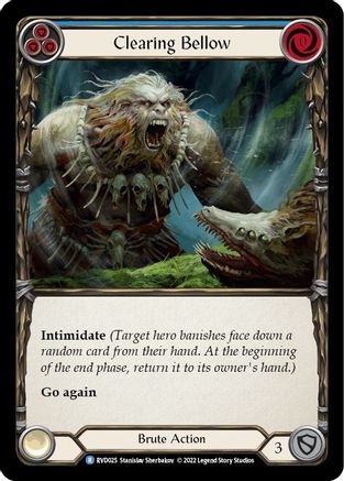 Image of Clearing Bellow [RVD025] (Classic Battles: Rhinar vs Dorinthea)