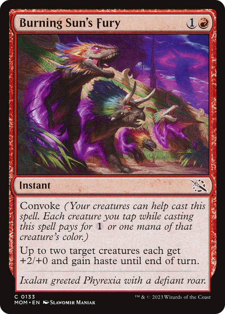 Image of Burning Sun's Fury [March of the Machine]