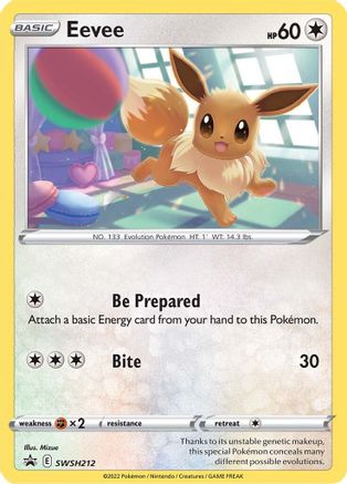 Image of Eevee (SWSH212) [Sword & Shield: Black Star Promos]