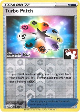 Image of Turbo Patch (172/189) (Pokemon League) [Sword & Shield: Darkness Ablaze]