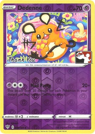 Image of Dedenne (078/189) (Thank You Promo) [Sword & Shield: Darkness Ablaze]