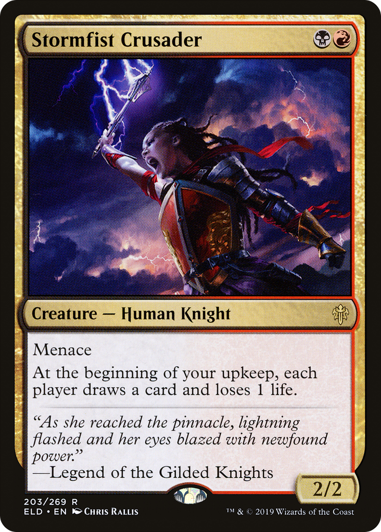 Image of Stormfist Crusader [Throne of Eldraine]