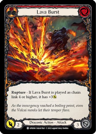 Image of Lava Burst [UPR098] (Uprising)  Rainbow Foil