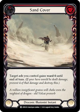 Image of Sand Cover (Red) [UPR039] (Uprising)  Rainbow Foil