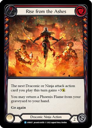 Image of Rise from the Ashes (Red) [UPR057] (Uprising)  Rainbow Foil