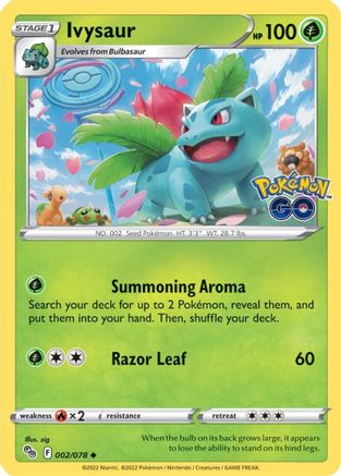 Image of Ivysaur (002/078) [Pokémon GO]