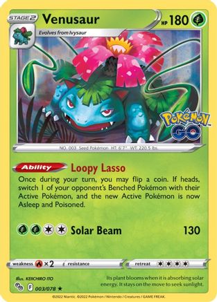 Image of Venusaur (003/078) [Pokémon GO]