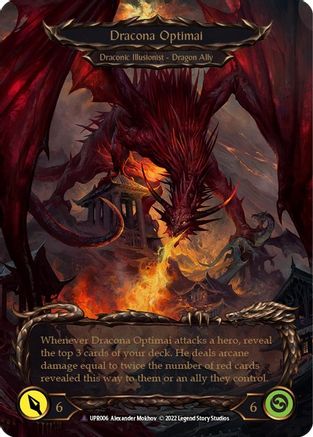 Image of Invoke Dracona Optimai // Dracona Optimai (Marvel) [UPR006] (Uprising)  Cold Foil