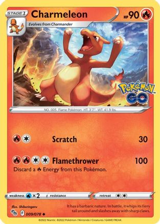 Image of Charmeleon (009/078) [Pokémon GO]