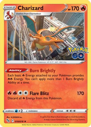 Image of Charizard (010/078) [Pokémon GO]