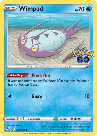 Image of Wimpod (025/078) [Pokémon GO]