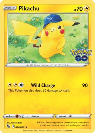 Image of Pikachu (028/078) [Pokémon GO]