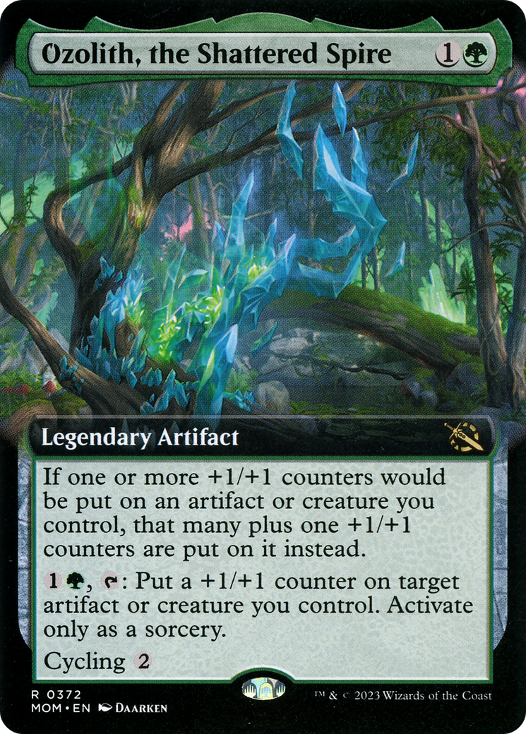 Image of Ozolith, the Shattered Spire (Extended Art) [March of the Machine]